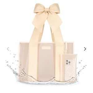 New With Tags Case-Mate Jelly Tote Bag with Bow